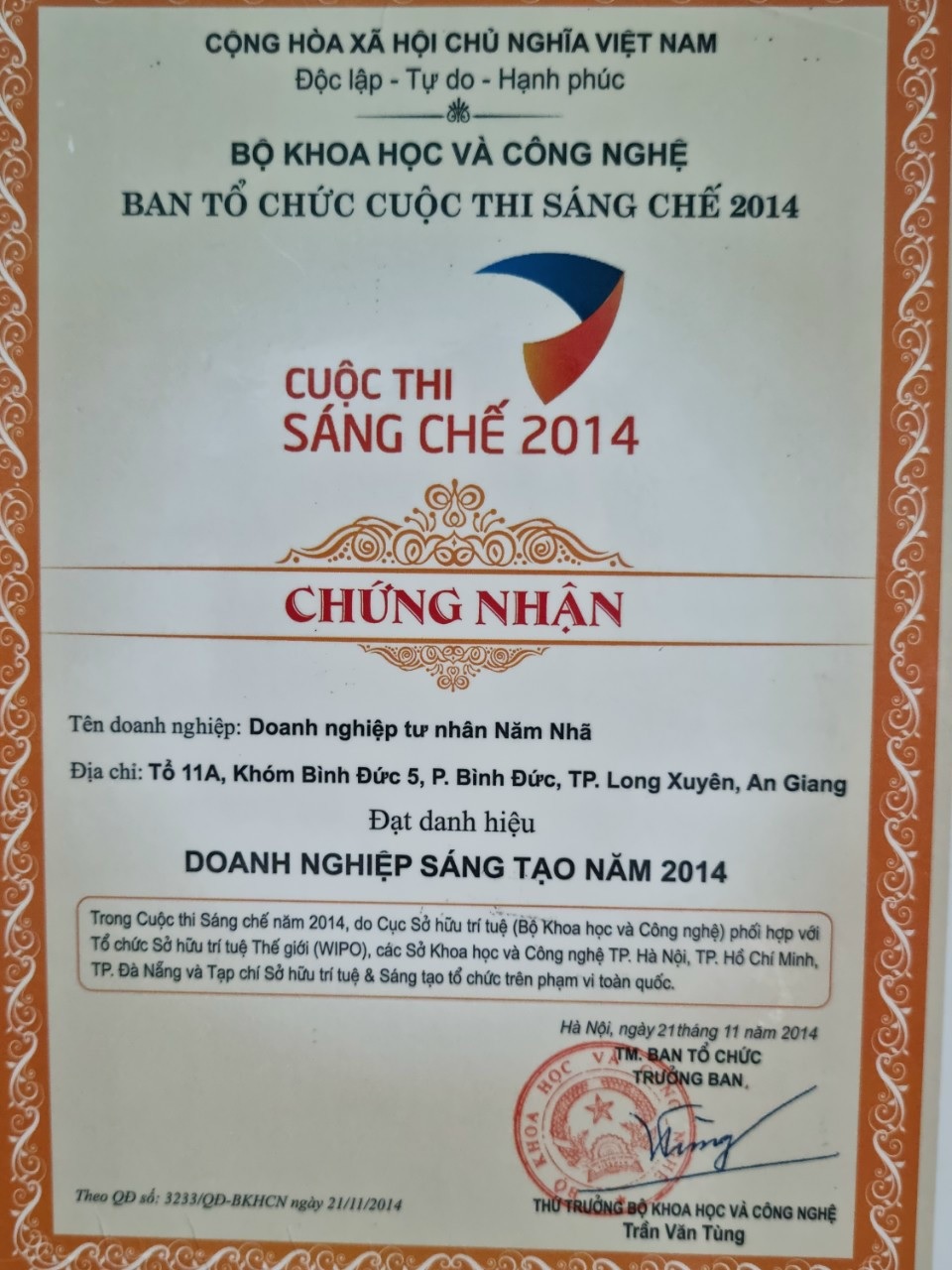 ong duong xuan qua thanh dat trong san xuat kinh doanh va tan tam voi cong tac dong toc 6